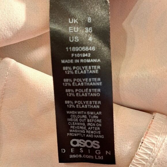 Asos Design Geometric Hippie Design Slim Flare Pants Red/Brown NWOT 4 - Picture 12 of 12